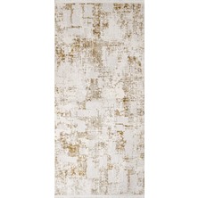 Hali.Net 80x150 cm Gold Halı | Salon Mutfak Halısı | Hav Vermez Leke Tutmaz | OTTOWA-OT006B