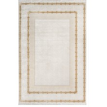 Hali.Net 80x150 cm Krem Karamel Modern Lüks Halı | Mutfak Balkon Salon Halısı | Hav Vermez Leke Tutmaz | ELİT-EL001S