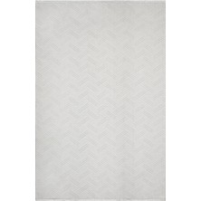 Hali.Net 80x150 cm Gri Cream Etnik Lüks Çerçeveli Mikrofiber Halı | Mutfak Balkon Salon Halısı | Hav Vermez Leke Tutmaz Çabuk Kuru | 1092-CREAM