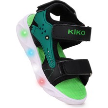 Kiko Kids Arnı Günlük Işıklı Cırtlı Erkek Bebek Sandalet Ayakkabı
