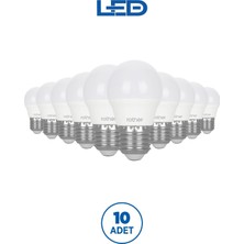 ROTHER RTL09101-10 Rother G45 LED Ampul 6W E27 470 Lümen 6000K Beyaz Işık Enerji Tasarruflu Ampul 10 Adet