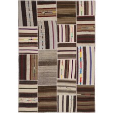 Hali.Net 160x230 cm Bej Teselya El Dokuma Yün Halı | El Yapımı Doğal Yün Salon Halısı | Geleneksel Anadolu Hav Vermez | UNİQUE-2254