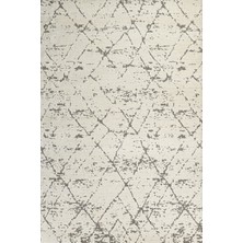 Hali.Net Krem Baklava Modern Geometrik Yıkanabilir Halı | Salon Yolluk Halısı | Leke Tutmayan Kaymaz Taban Kaymaz Yıkanabilir