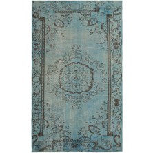 Atina Kırmızı Eskitme Yün Modern Desenli Yün Hav Toz Vermez Leke Tutmayan Salon Yolluk Mutfak El Dokuma Halı