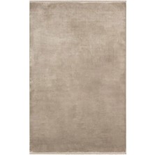 Bespoky 80x150 cm Bej Lugano Modern Stone Yıkanabilir Halı | Mutfak Balkon Yatak Odası Halısı | Leke Tutmayan Kaymaz