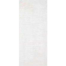 Teselya Gri Çizgili Yün Modern Desenli Yün Hav Toz Vermez Leke Tutmayan Salon Yolluk Mutfak El Dokuma Halı