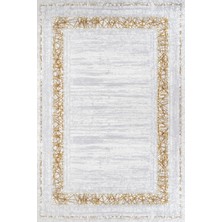 Hali.Net 80x150 cm Bakır Yıkanabilir Halı | Salon Mutfak Halısı | Leke Tutmaz Hipoalerjenik | GM_MATİSSE-13631B