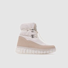 Togo Vizon Paraşüt Kumaş & Vegan Deri Kadın Kar Botu [060059]