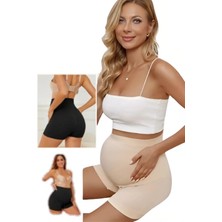 Bamido Hamile Şort Dikişsiz Korse Kadın 4450