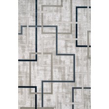Hali.Net 120x120 cm Gri Karen Pamuk Yıkanabilir Etnik Halı | Yatak Odası Çocuk Odası Salon Halısı | Leke Tutmaz Hipoalerjenik Çabuk Kuru | CREA_KAREN-6935A