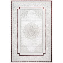 Hali.Net 80x150 cm Gri Karen Pamuk Yıkanabilir Etnik Halı | Mutfak Balkon Salon Halısı | Leke Tutmaz Hipoalerjenik Çabuk Kuru | CREA_KAREN-6927