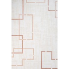 Hali.Net 80x150 cm Krem Karen Pamuk Yıkanabilir Etnik Halı | Mutfak Balkon Salon Halısı | Leke Tutmaz Hipoalerjenik Çabuk Kuru | CREA_KAREN-6415A