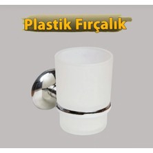 Delux Banyo Aksesuarları Plastik Fırçalık