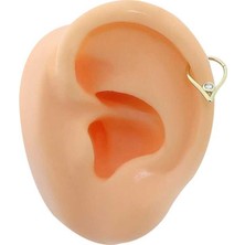 Taşlı Damla Helix Piercing