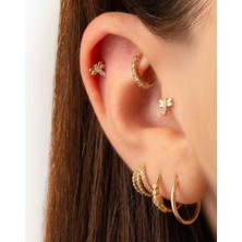 Taşlı Yusufçuk Minimal Tragus Piercing