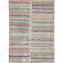 Hali.Net 141x196 cm Kahverengi Teselya Anadolu Yün Halı | Salon Yatak Odası Halısı | Doğal Yün El Yapımı El Dokuma Hav Vermez | UNİQUE-37174
