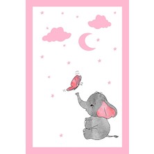 Huesca Figürlü Beyaz Polyester Dikdörtgen Modern Desenli Pamuk Makinada Yıkanabilir Hav Toz Vermez Leke Tutmayan Kaymaz Taban Dijital Makine Baskı Salon Yolluk Mutfak Halı