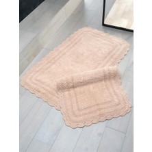 Alya Banyo Paspası Seti – İkili Takım, Uyumlu Renk Kombinasyonu 50x70 cm
