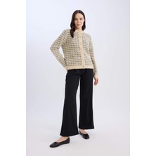 DeFacto Straight Wide Geniş Paça Basic Düz Pantolon E0781AX25SP