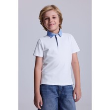 Babokah (Kids Boy) Dokuma Yakalı Polo T-Shirt