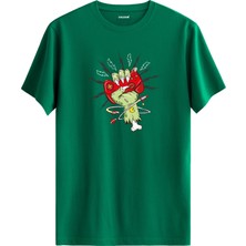 Zombi Oyun Temalı Regular Tişört %100 Pamuk Premium Kumaş Tshirt