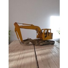 Retro Nostalji Büyük Metal Iş Makinesi Kepçe Dekoratif Obje Biblo Süs