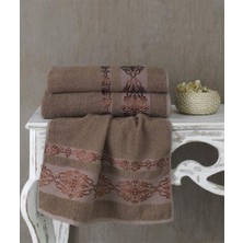 Cotton Jakarlı Rebeka Desenli El Havlusu 50X90