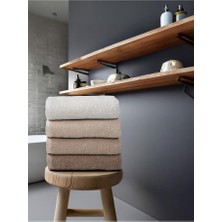 Mutfak Havlusu Seti Lina Doğal Tonlar – 4 lü Soft Touch Serisi 30x50 cm