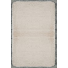 Bespoky 90x90 cm Bej Yuv Modern Yıkanabilir Halı | Mutfak Balkon Yatak Odası Halısı | Leke Tutmayan Kaymaz | BEJ-YUV
