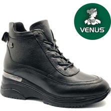 Venüs Kadın Deri Bağcıklı Bot 2313091K - Siyah - 36
