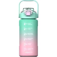 Uzspace Renk Pipetli Matara 1500 ml Pınk