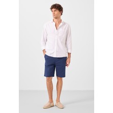 Tommy Life Parlament Standart Fit Dokuma Hafif Esnek Chino Erkek Şort - 81291