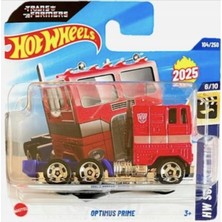 Hot Wheels 1:64 Ölçekli Optimus Prime Transformers Metal Gövde ile Gerçekçi Detaylar Sunan Araç