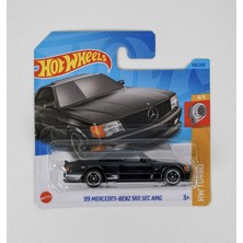 Hot Wheels 89 Mercedes Benz 560 Sec Amg Diecast Model Metal Gövde Gerçekçi Detaylar
