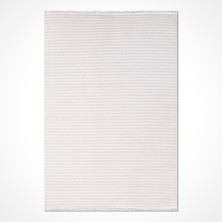 Hali.Net 80x150 cm Beyaz Klein Pamuk Yıkanabilir Klasik Halı | Mutfak Balkon Yatak Odası Halısı | Leke Tutmaz Hipoalerjenik | KLEİN-2310AK