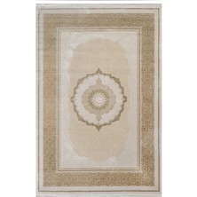 Bespoky 100x300 cm Bej Yıkanabilir Halı | Mutfak Yolluk Halısı | Leke Tutmayan, Kaymaz | ELİT-EL002A