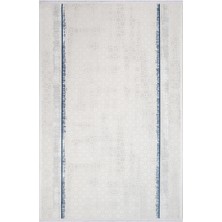 Bespoky 80x150 cm Krem Silver Modern Etnik Yıkanabilir Halı | Mutfak Balkon Yatak Odası Halısı | Leke Tutmayan Kaymaz | SİLVER-16552