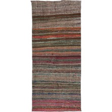 Bespoky 142x320 cm Bej Klasik Yün Halı | Salon Yatak Odası Halısı | %100 Doğal Yün El Yapımı El Dokuma | UNİQUE-32385