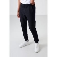 Tommy Life Lacivert Pamuk Yumuşak Dokulu Standart Fit Nakışlı Erkek Eşofman Alt - 82133