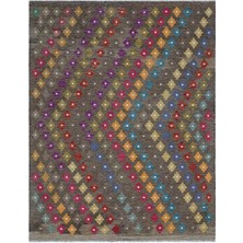 Bespoky 155x197 cm Çok Renkli Klasik Yün Halı | Salon Yatak Odası Halısı | %100 Doğal Yün El Yapımı El Dokuma | UNİQUE-30033