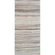 Bespoky 139x290 cm El Dokuma Bej Yün Halı | El Yapımı Klasik Salon Halısı | %100 Doğal Yün | UNİQUE-31880