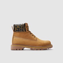 Togo Sarı Nubuk Hakiki Deri Kadın Casual Bot [060159]