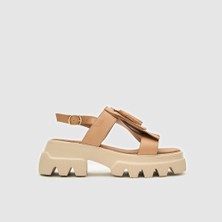 Togo Kadın Casual Sandalet [060210], Nude, 36