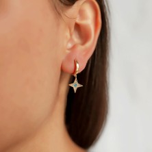 Kutup Yıldızı Sallantılı Küpe