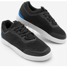 Marjin Kadın Sneaker Örgü Triko Koşu Ve Yürüyüş Spor Ayakkabı Norge Siyah