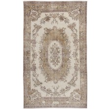 Bespoky 177x297 cm El Dokuma Bej Yün Halı | El Yapımı Klasik Salon Halısı | %100 Doğal Yün | UNİQUE-4990