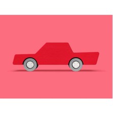 Waytoplay - Back & Forth Car - Red - Araba - Kırmızı