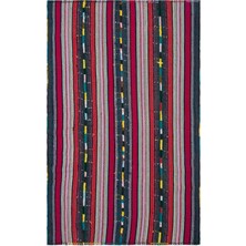 Atina Bej Eskitme Yün Modern Desenli Yün Hav Toz Vermez Leke Tutmayan Salon Yolluk Mutfak El Dokuma Halı