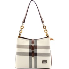 Silver Polo Silver & Polo Krem - Taba SP974 Kadın Omuz Çantası