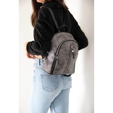 Silver Polo Silver & Polo M.gümüş - Siyah SP901 Kadın Sırt Çantası